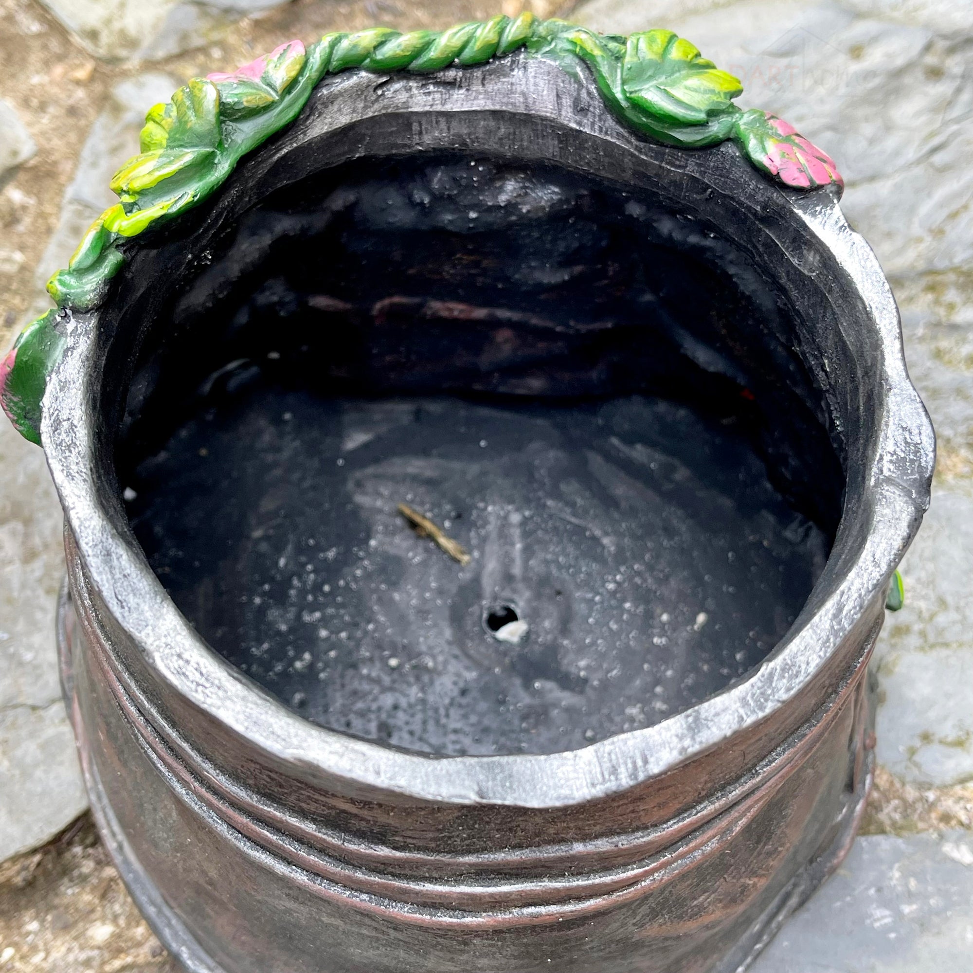 Bunter Feenhaus-Übertopf C