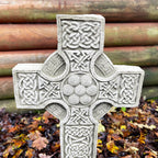Stone Celtic Cross Block Statue