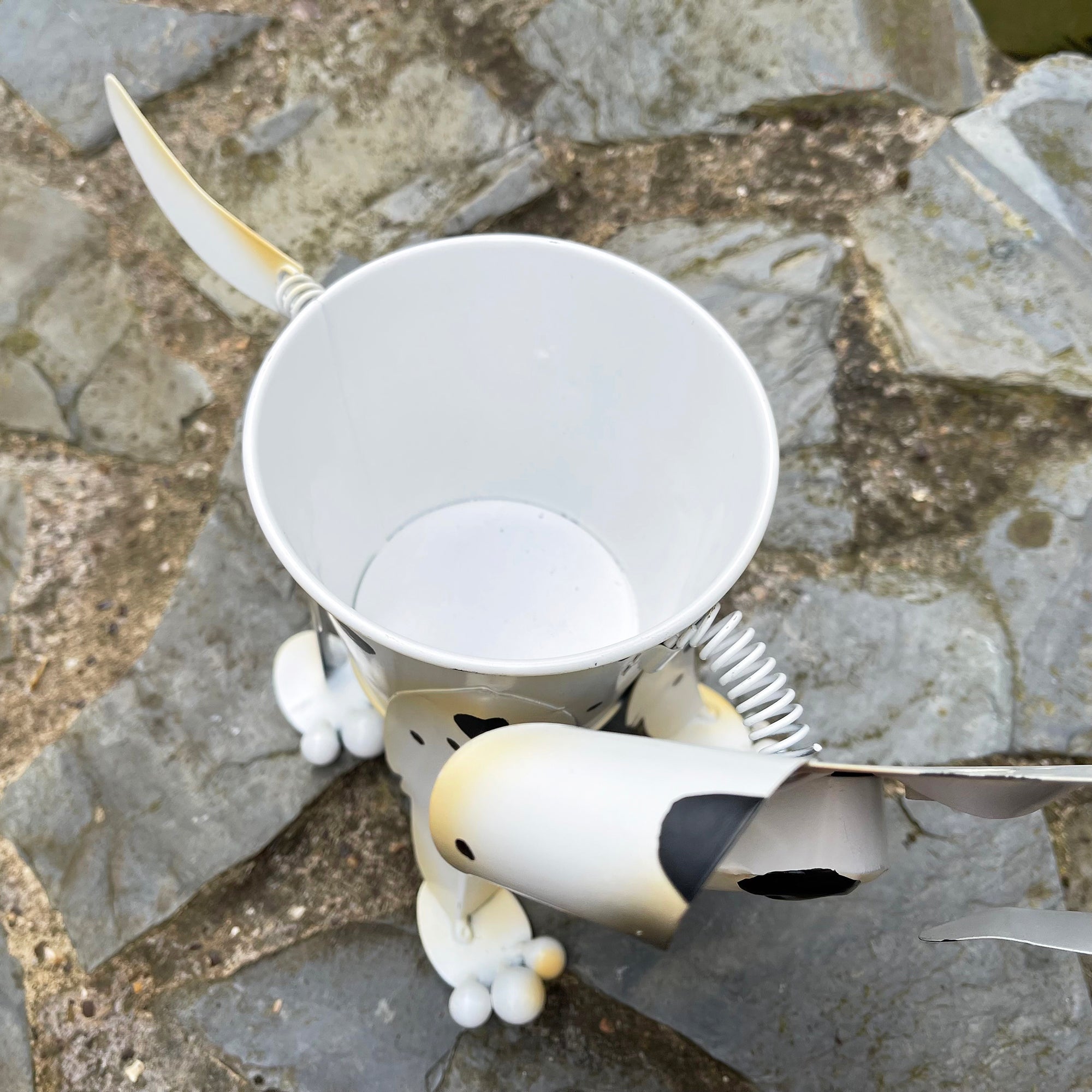 Nodding Dalmation Dog Planter