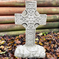 Stone Celtic Cross Block Statue