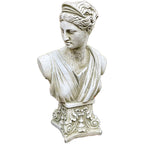 Athena-Büste aus Stein, Gartenstatue