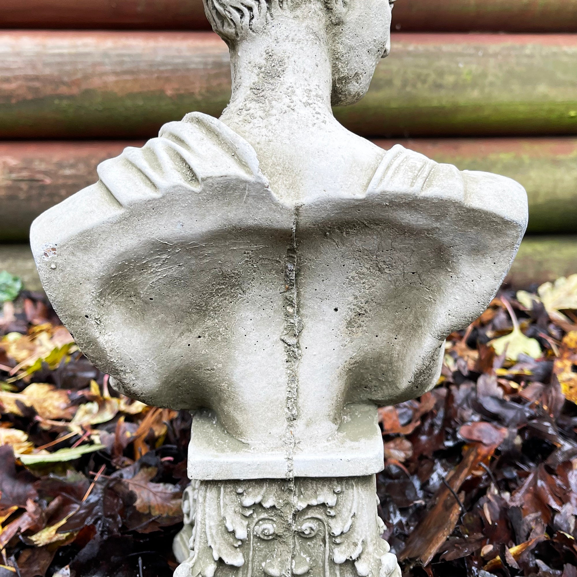 Stone Athena Bust Garden Statue