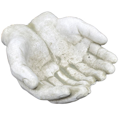 Stone Hand Of Hope Bird Feeder