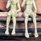 Set Of 2 Alien Shelf Sitter Decorations