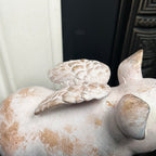 Pink Flying Angel Pig Ornament