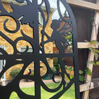 Fairy In Window Silhouette Garden Mirror