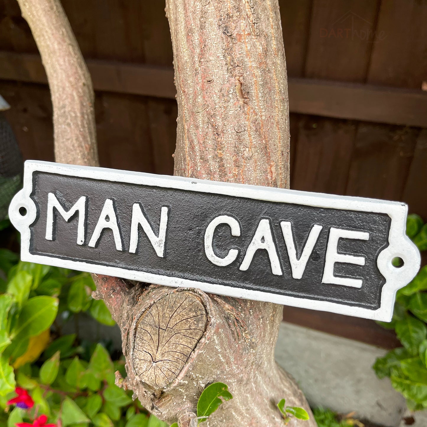Cast Iron Man Cave Wall Sign