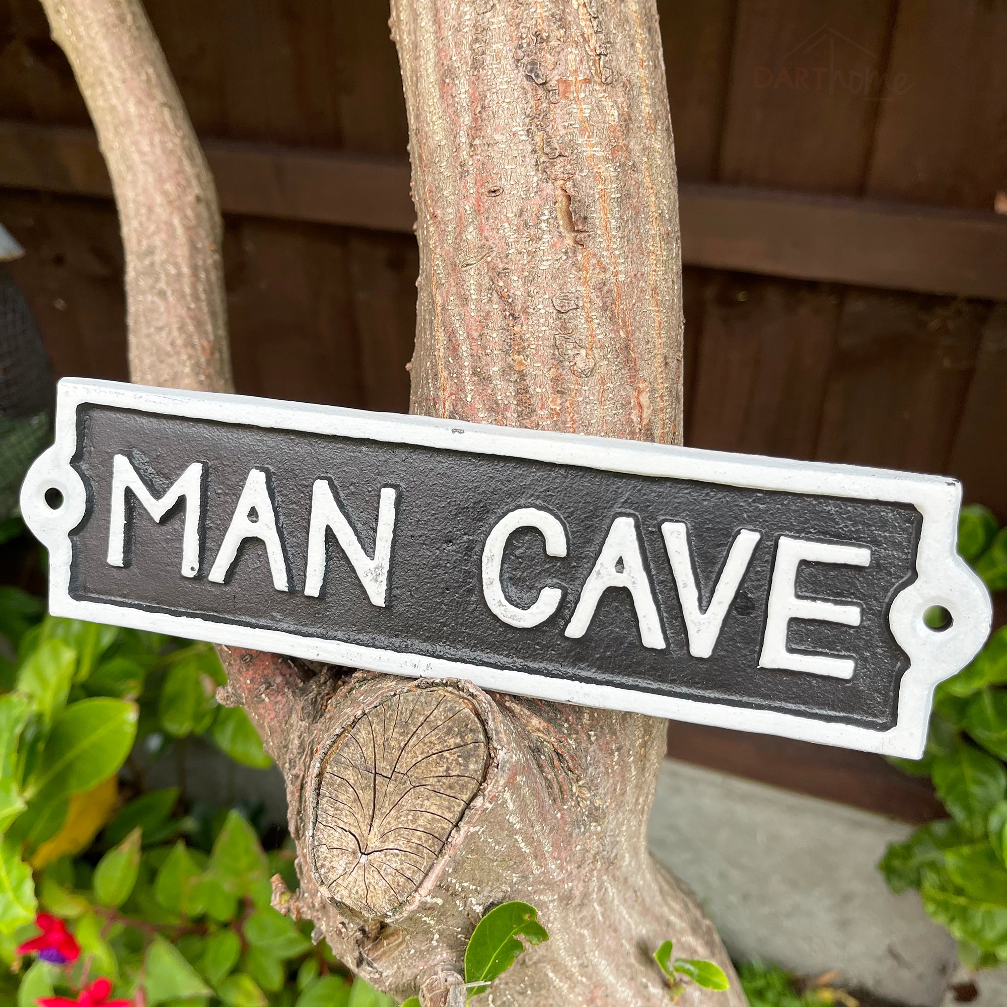 Man Cave Cast Iron Sign