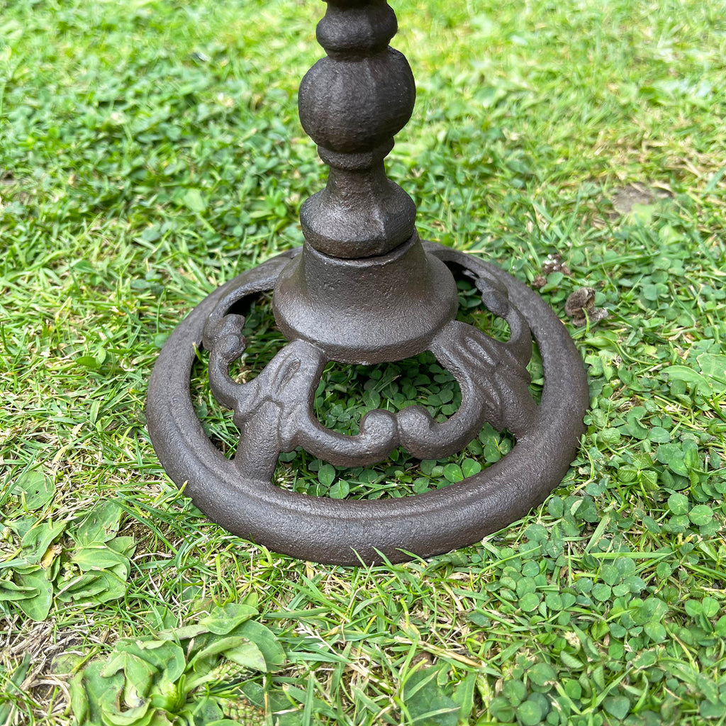Cast Iron Bird Feeder On Stand