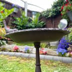 Cast Iron Bird Feeder On Stand