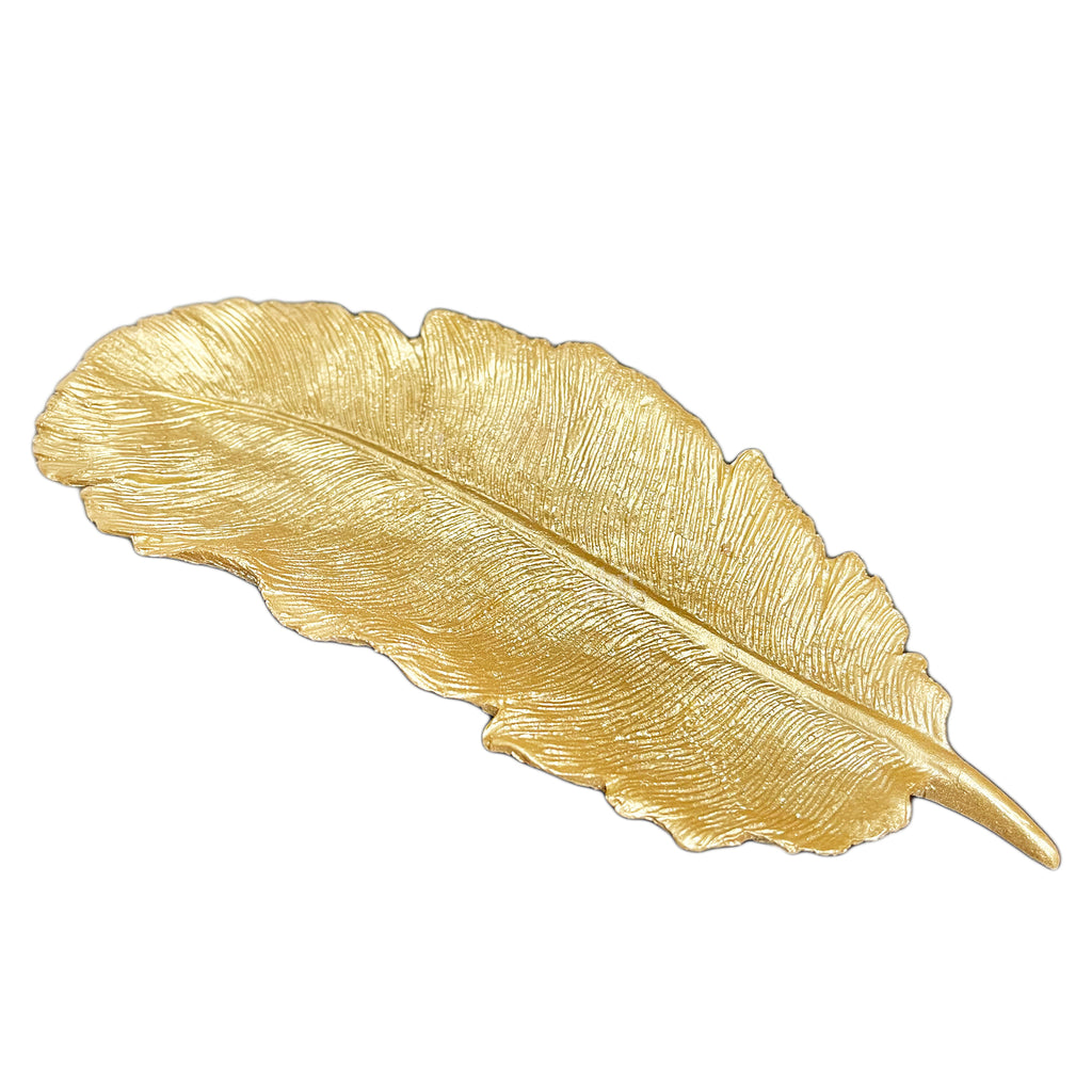 Gold Decorative Leaf Tray