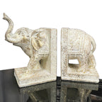 Set Of 2 Indian Elephant Bookends