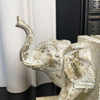 Set Of 2 Indian Elephant Bookends