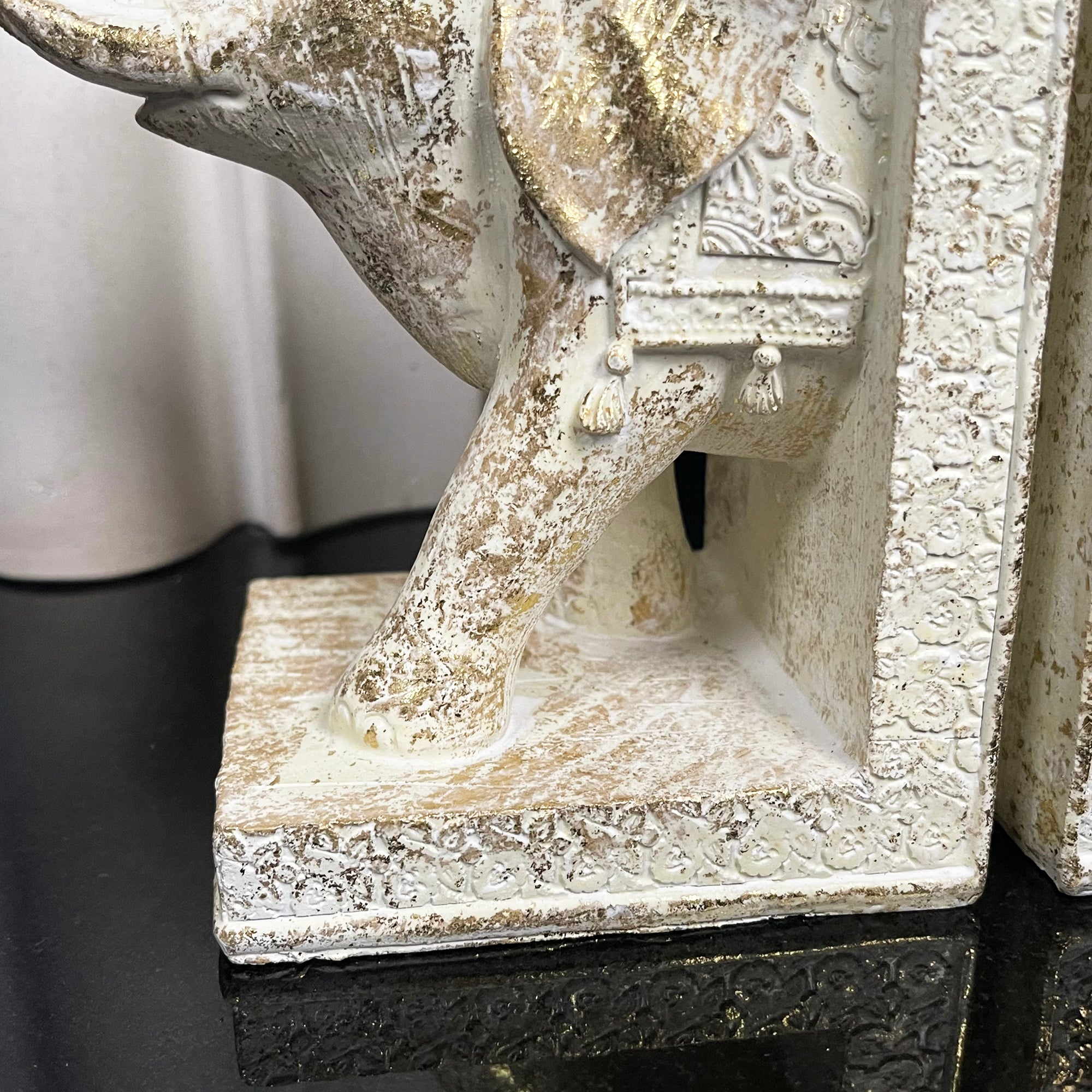 Set Of 2 Indian Elephant Bookends