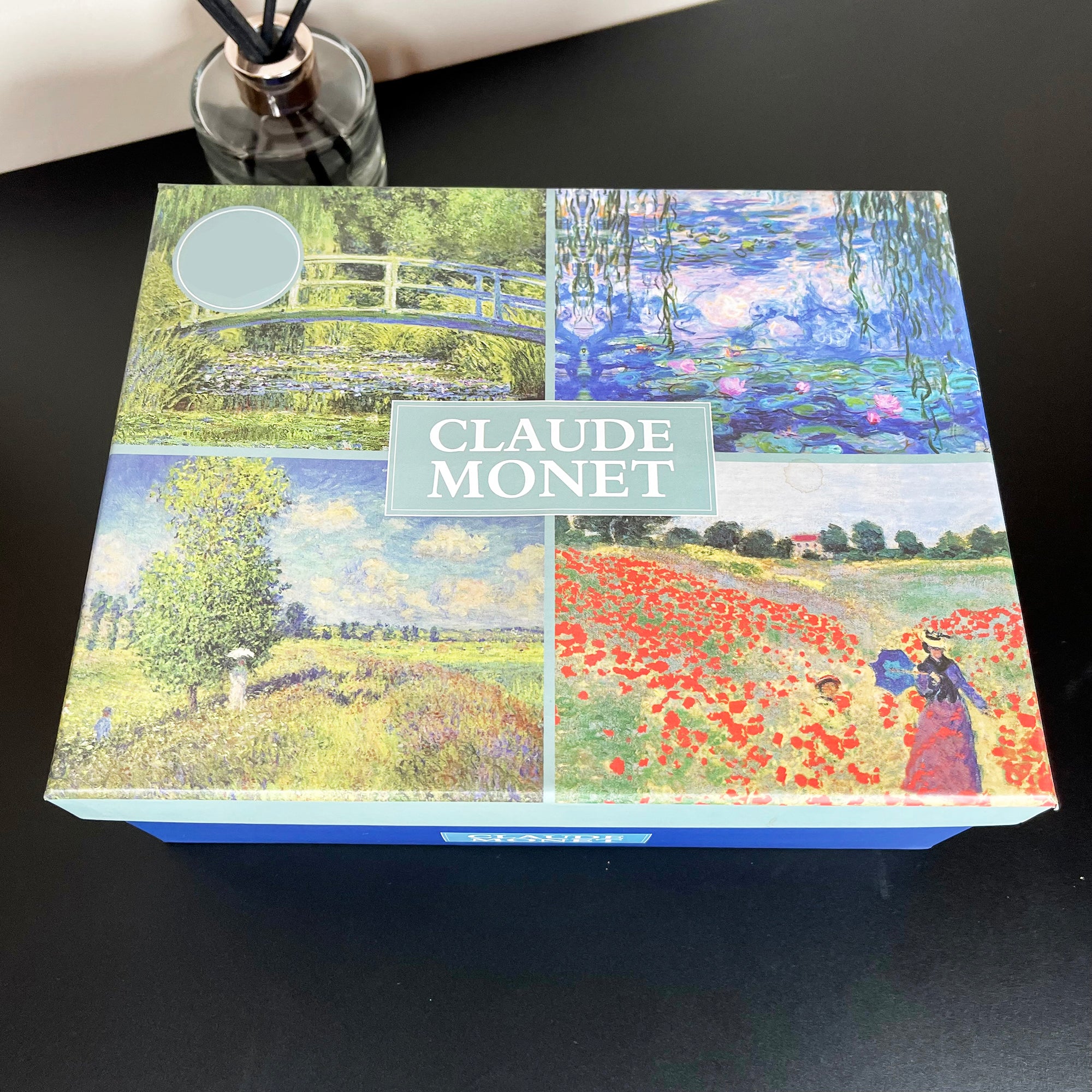 Set Of 4 Fine China Claude Monet Mugs