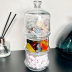 Stackable 3 Tier Glass Sweets Dishes