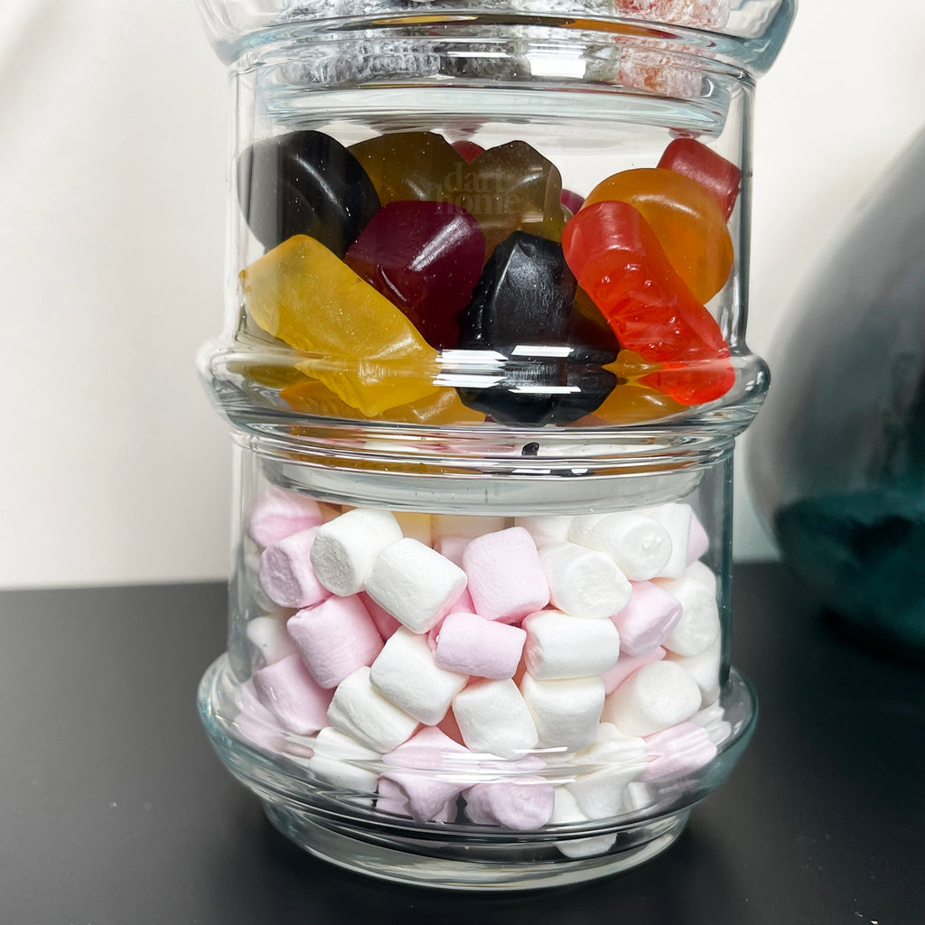 Stackable 3 Tier Glass Sweets Dishes