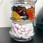 Stackable 3 Tier Glass Sweets Dishes