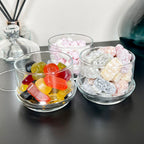 Stackable 3 Tier Glass Sweets Dishes