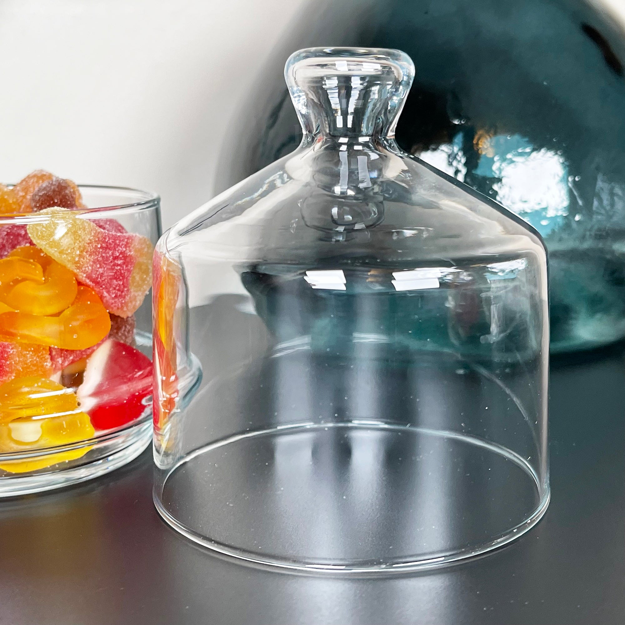 Glass Sweets Dish With Lid