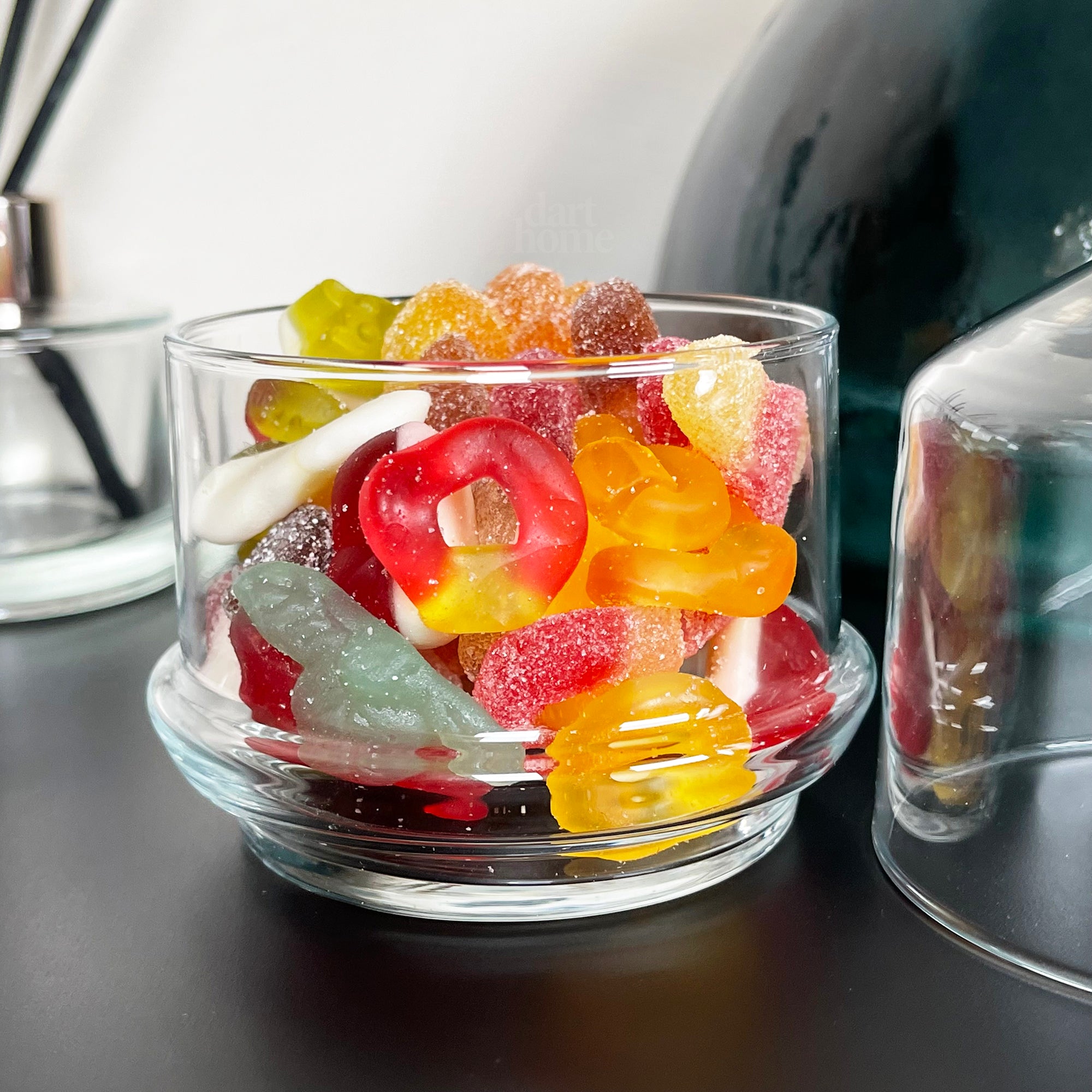 Glass Sweets Dish With Lid