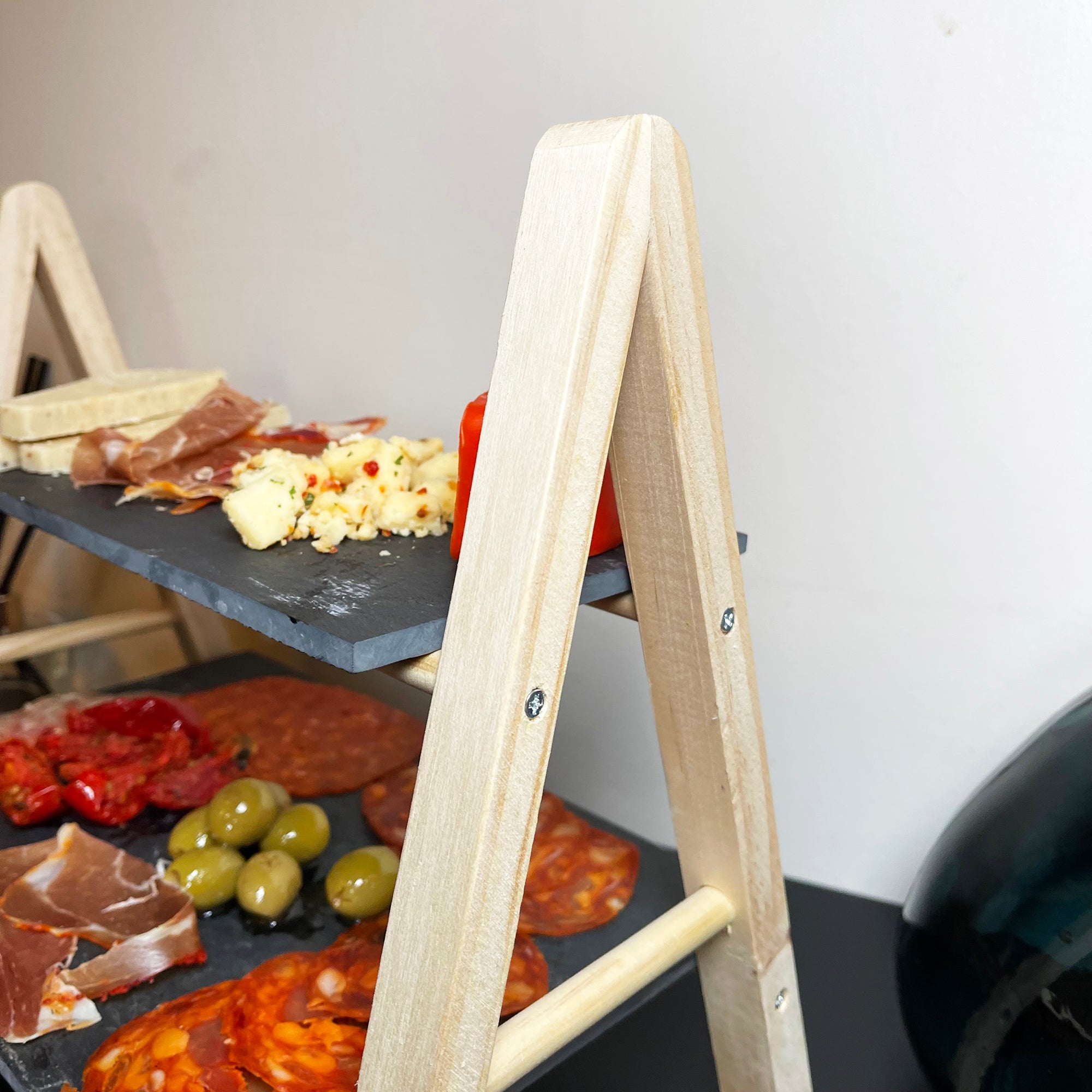 2 Tier Slate Serving Platter