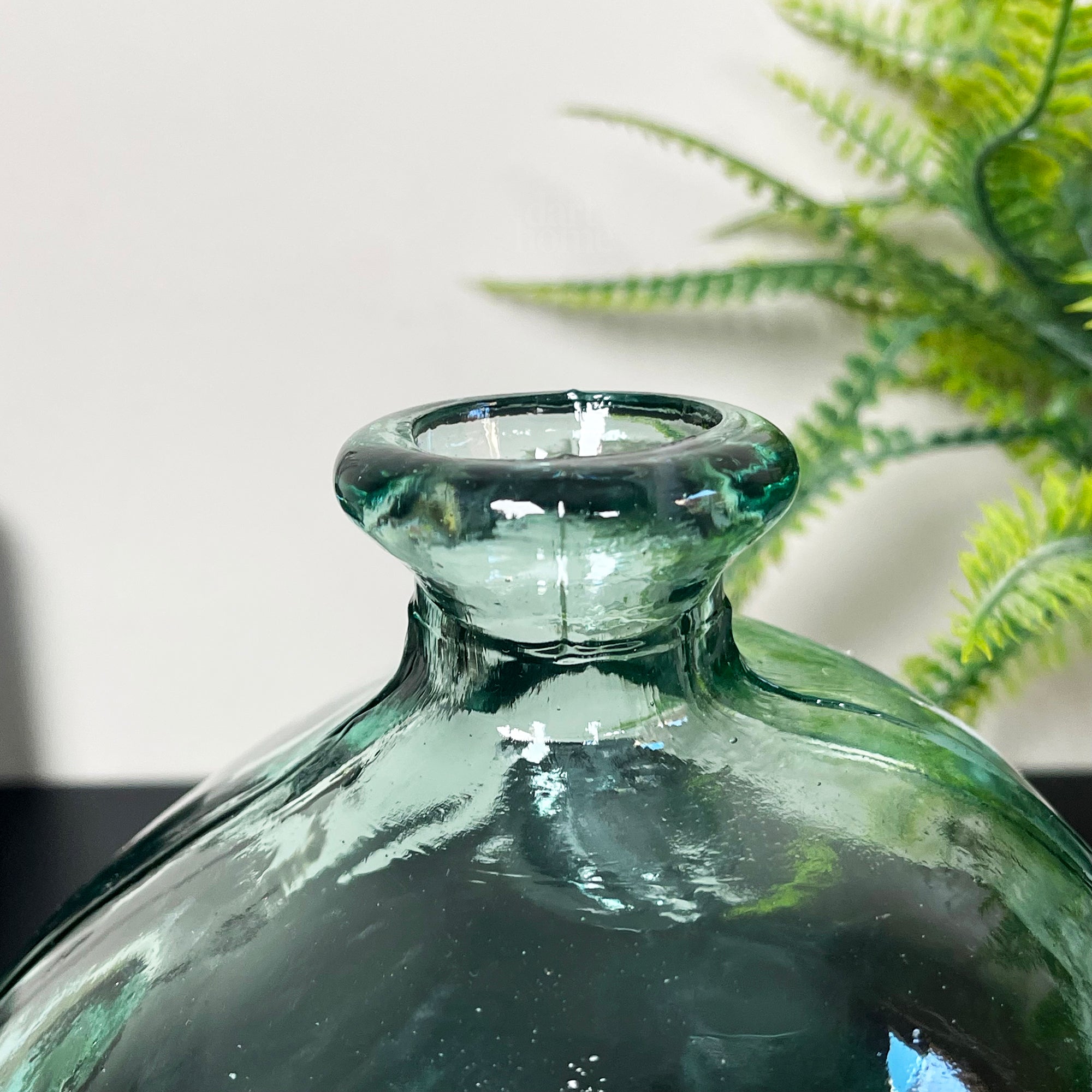 Recycled Glass Clear Bubble Vase
