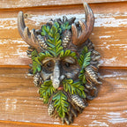 Resin Green Man Wall Plaque
