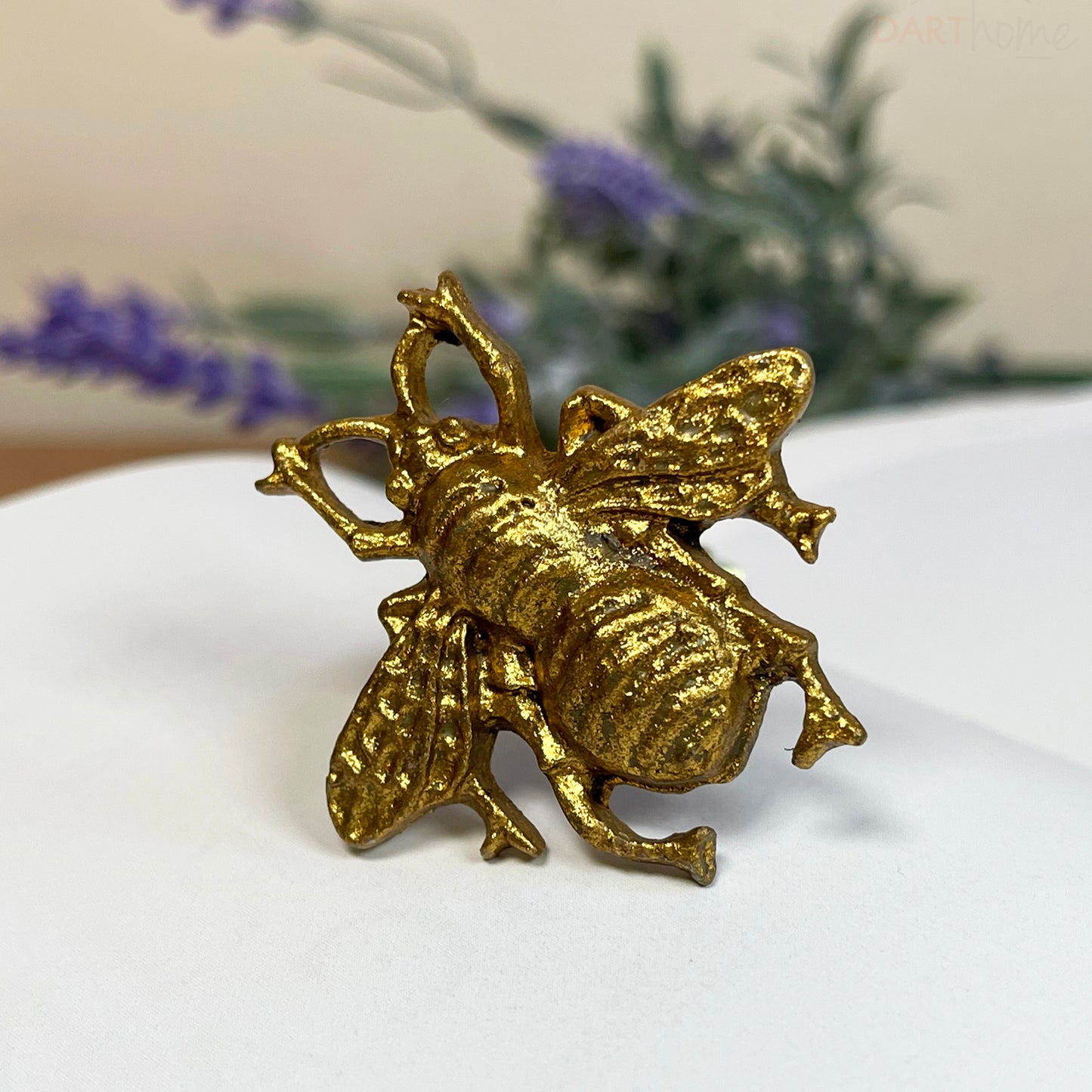 Pack Of 4 Antique Gold Bee Door Knobs