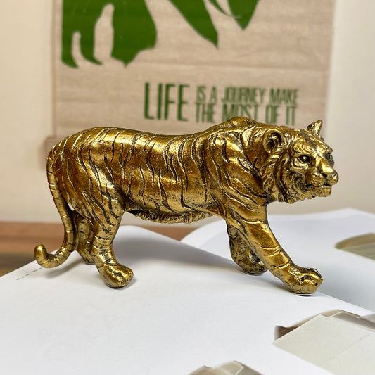 Standing Gold Tiger Ornament