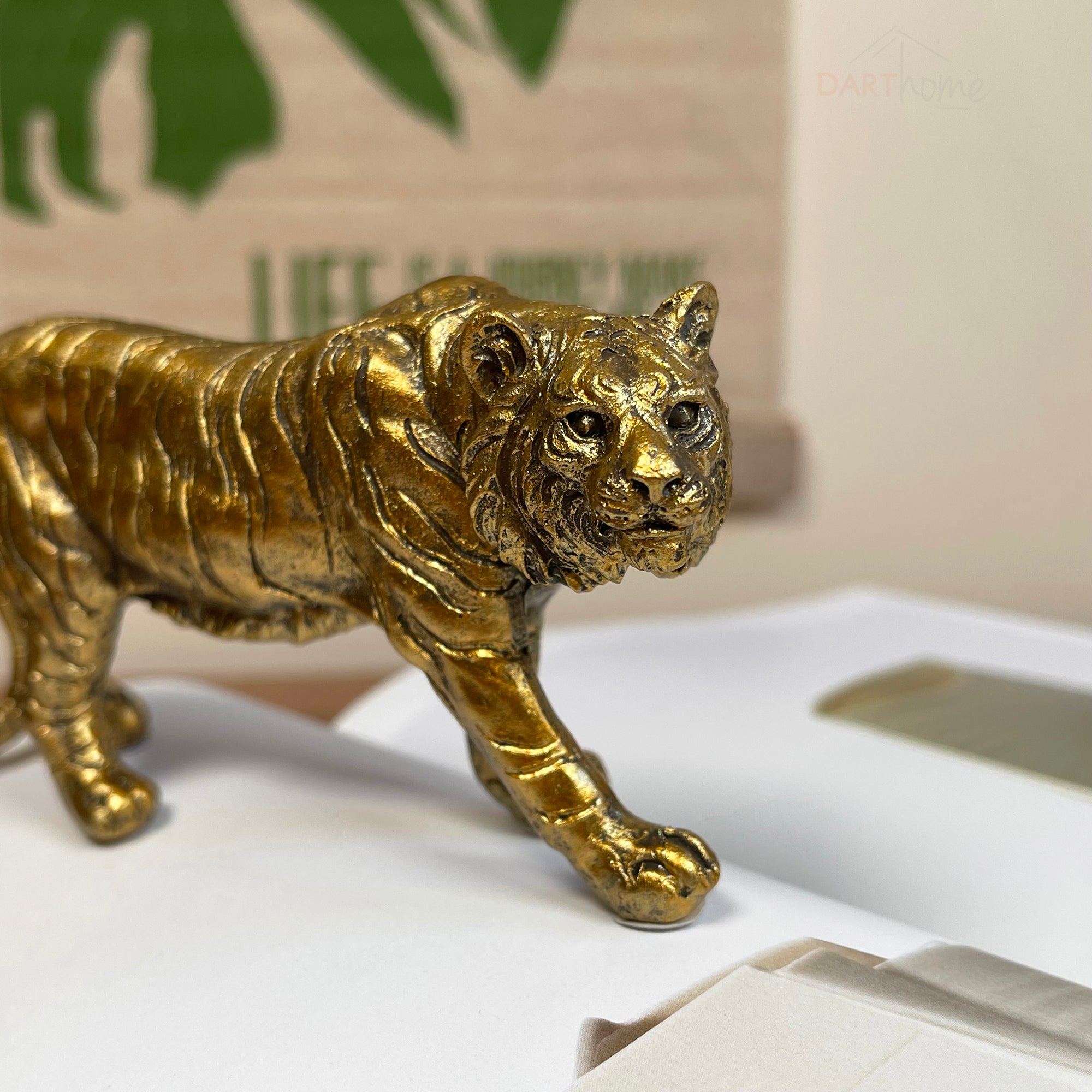 Standing Gold Tiger Ornament