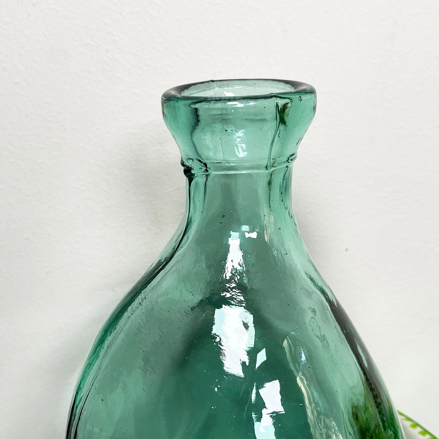 Recycled Glass Tall Bottle Vase