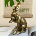 13cm Rabbit Licking Paw Ornament