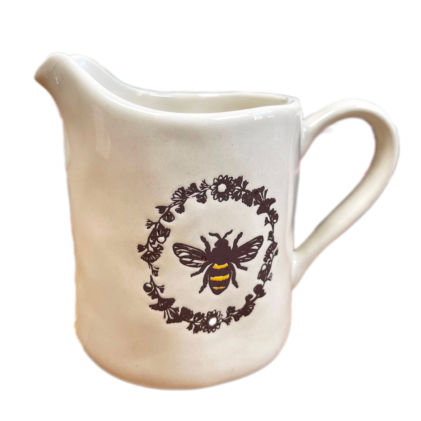 Honey Bee Ceramic Creamer Jug