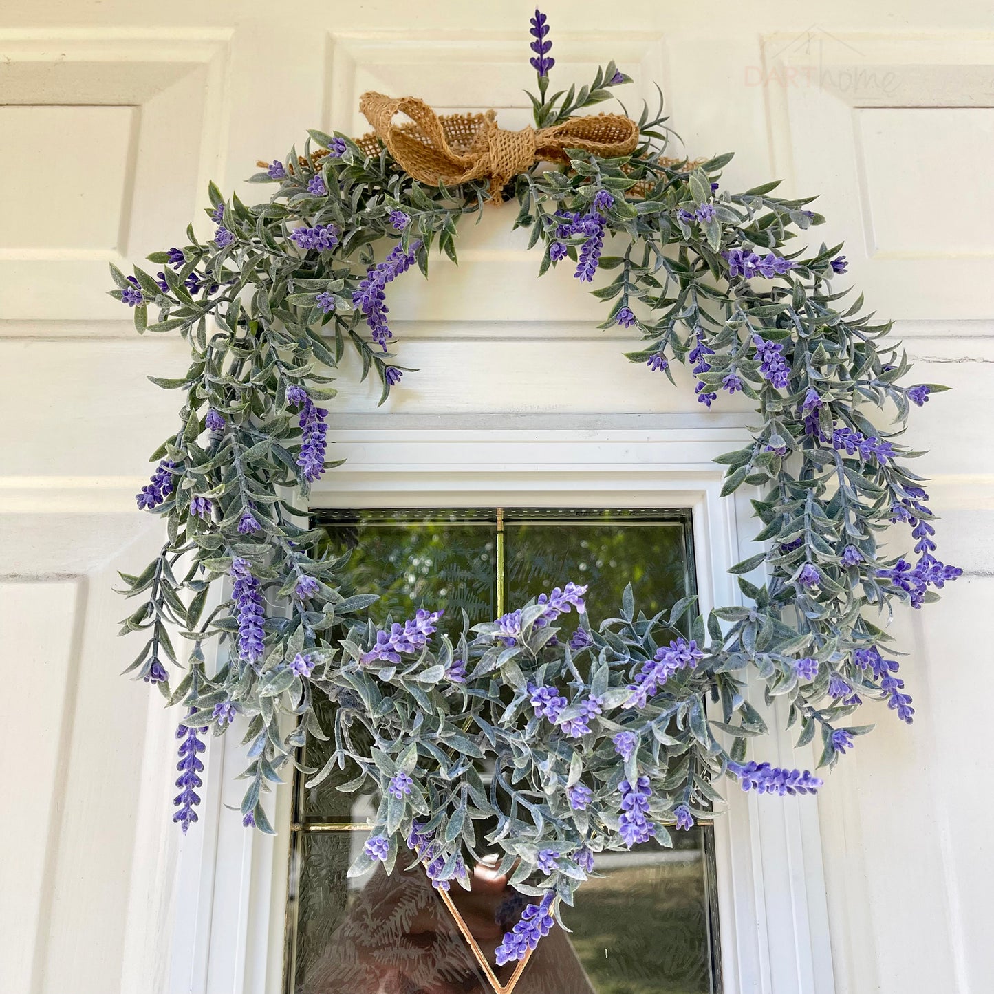 Artificial Lavender Wreath