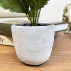 Artificial Purple Pansy In Pot