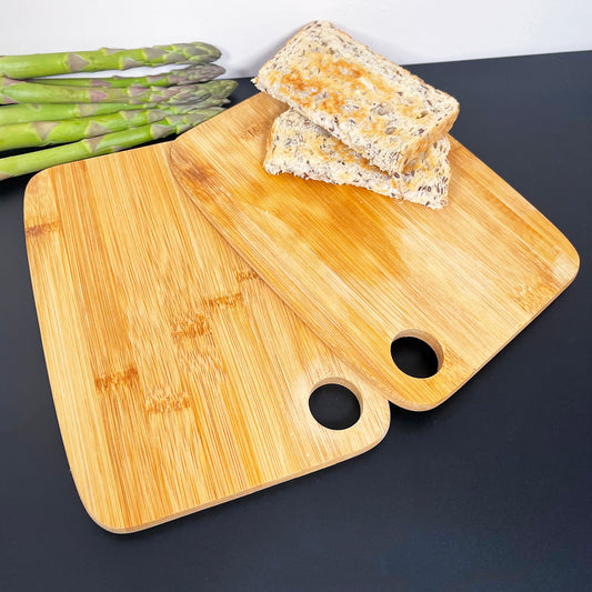 Set Of 2 Bamboo Chopping Boards