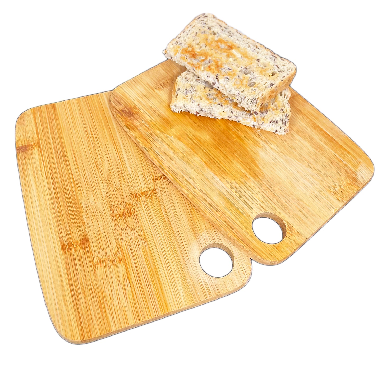 Set Of 2 Bamboo Chopping Boards