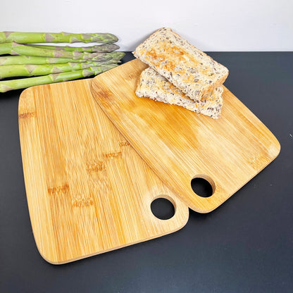 Set Of 2 Bamboo Chopping Boards