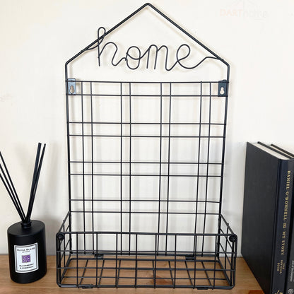 Home Mesh Wall Shelf Unit