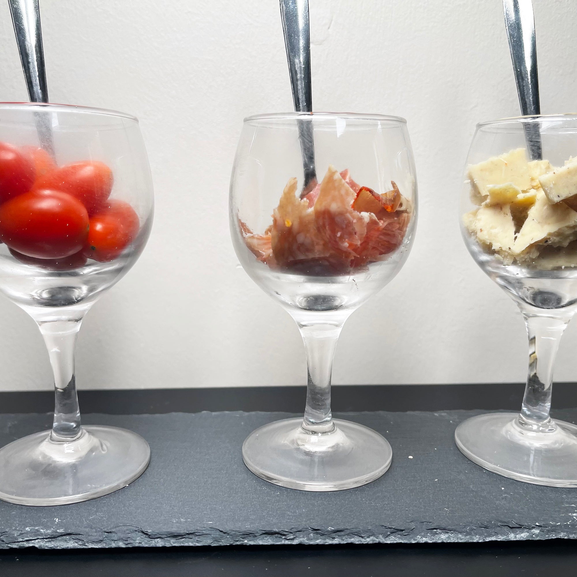 7pc Tapas Set With Spoons & Tray