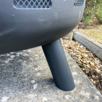 61 cm tiefe Feuerstelle aus Stahl mit Deckel