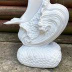 White Dolphin Garden Ornament - Marble Resin