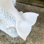 White Dolphin Garden Ornament - Marble Resin