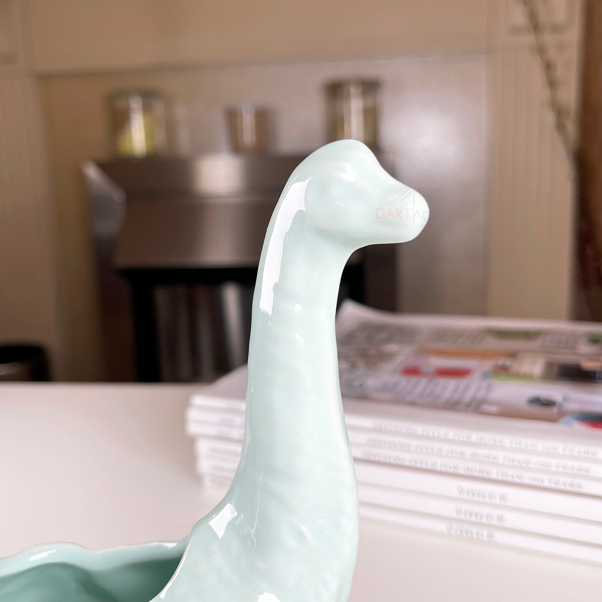Green Diplodocus Dinosaur Succulent Plant Pot