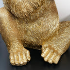 Gold Up Yours Monkey Ornament