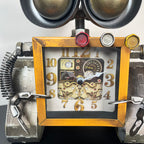 Gelbe quadratische Roboteruhr