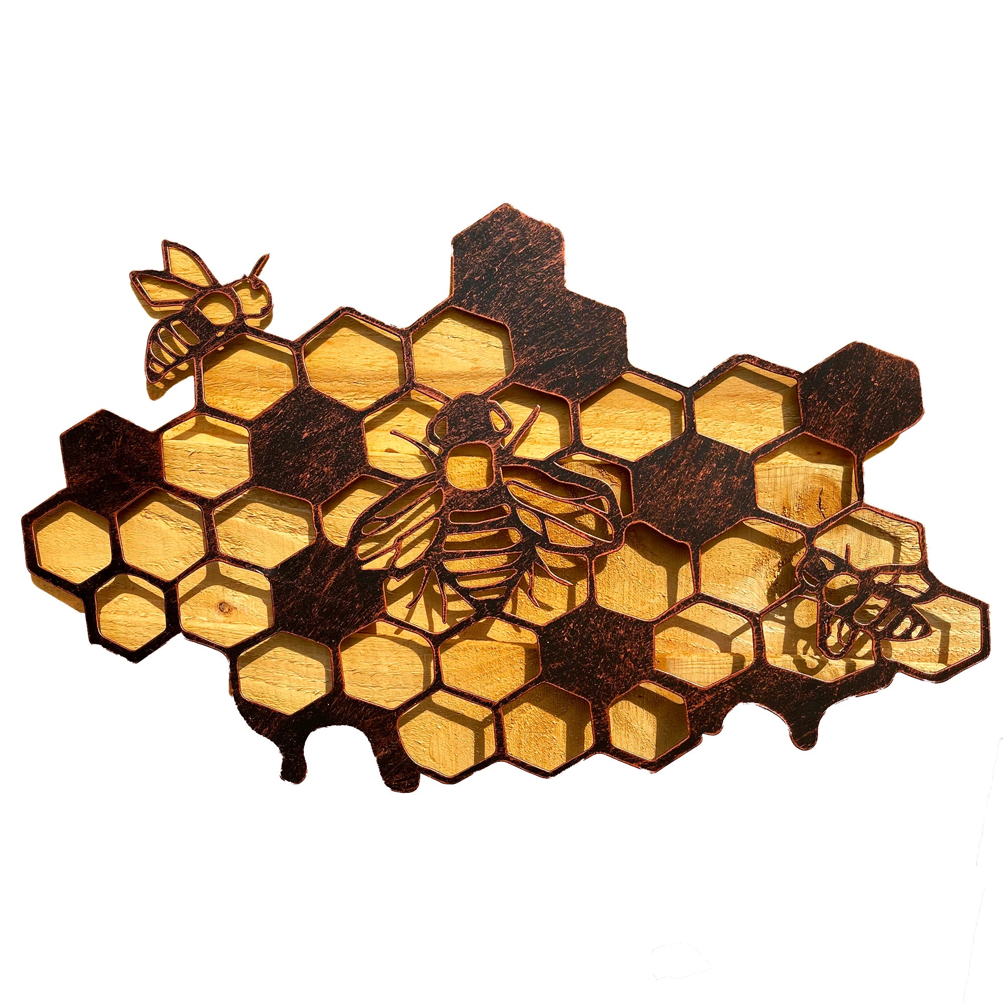 Queen Bee Metal Wall Art - Copper Finish