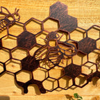 Queen Bee Metal Wall Art - Copper Finish