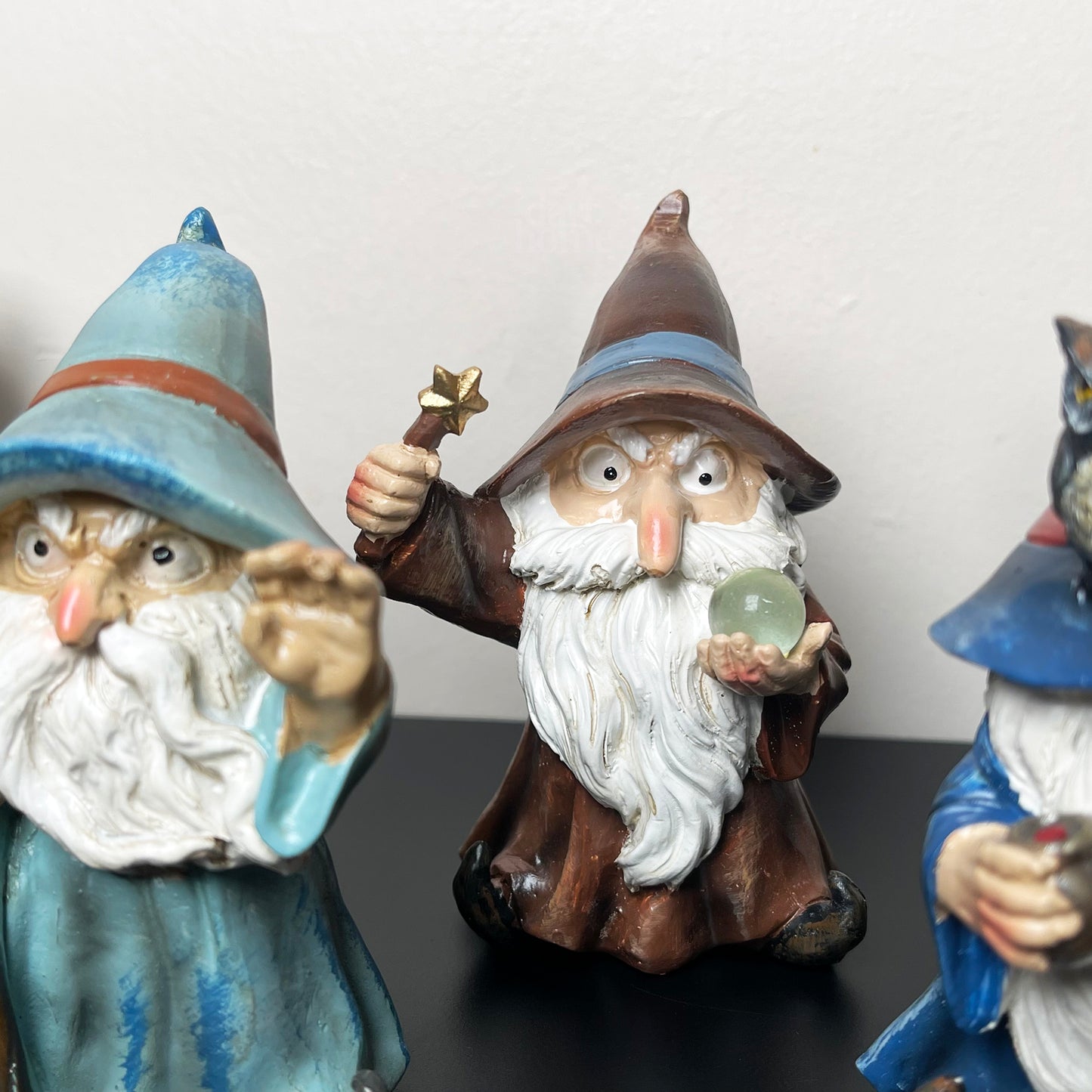 Set Of 5 Mini Wizard Figurines